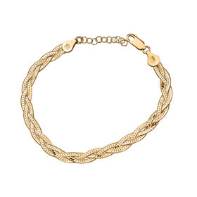 925 Silber vergoldet Armband ca. 18 cm ca. 4,20g