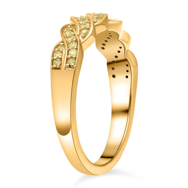 Natürlicher, gelber Diamant-Ring - 0,20 ct. image number 4