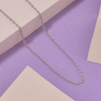 925 Silber rhodiniertKette ca. 50 cm