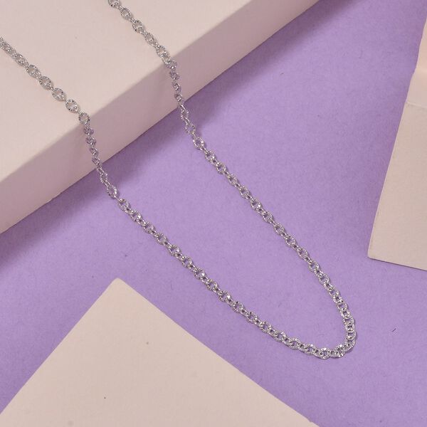 925 Silber rhodiniertKette ca. 50 cm image number 2