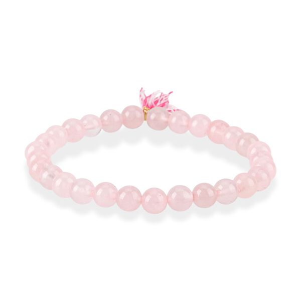 LIVMORE Geschenkset 3-teilig, Schl&uuml;sselanh&auml;nger Armband Halskette, Rosenquarz image number 7