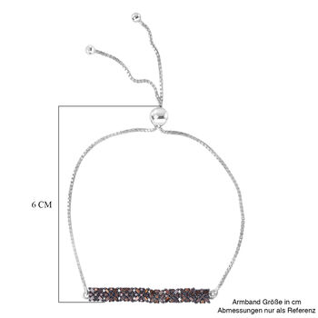 D'Joy rotes Diamant 26,75cm Armband - 0,50 ct.