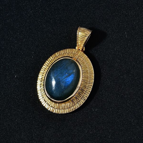 AAA Labradorit Anh&auml;nger - 10,84 ct. image number 3