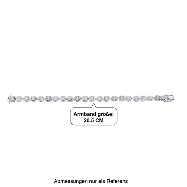 D'Joy Moissanit 20cm Armband - 3,92 ct. image number 4