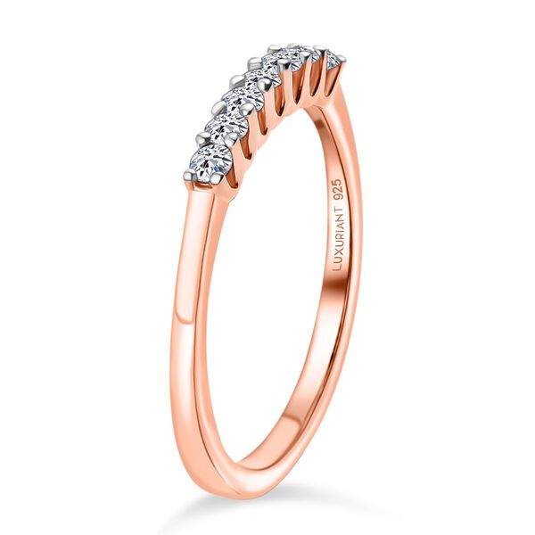 LUXURIANT DIAMOND - Lab Grown Diamant SI-GH Ring 925 Silber 750 rosévergoldet (Größe 18.00) ca. 0.25 ct image number 4