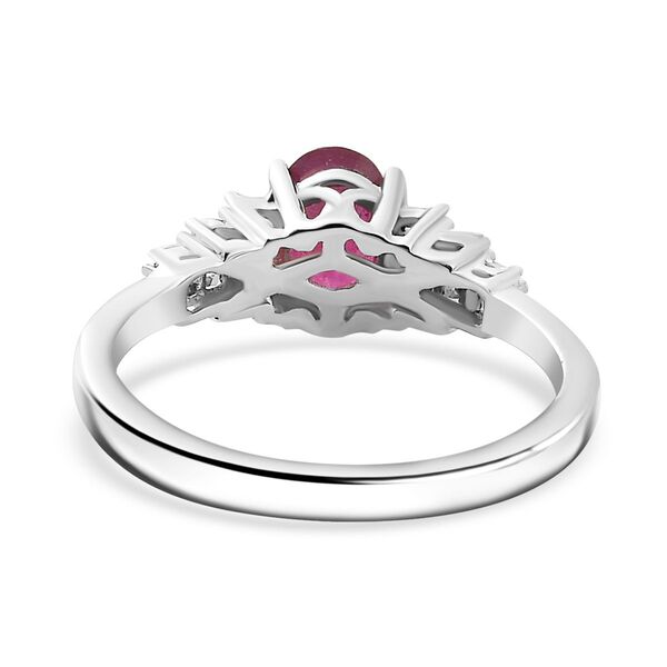 Afrikanischer Rubin und Diamant-Ring - 1,32 ct. image number 6