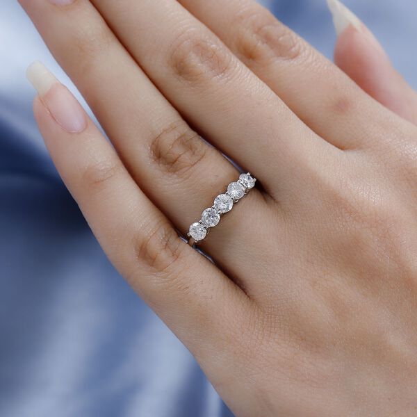 SGL zertifizierter VS Diamant-Ring in 950 Platin - 1 ct. image number 7