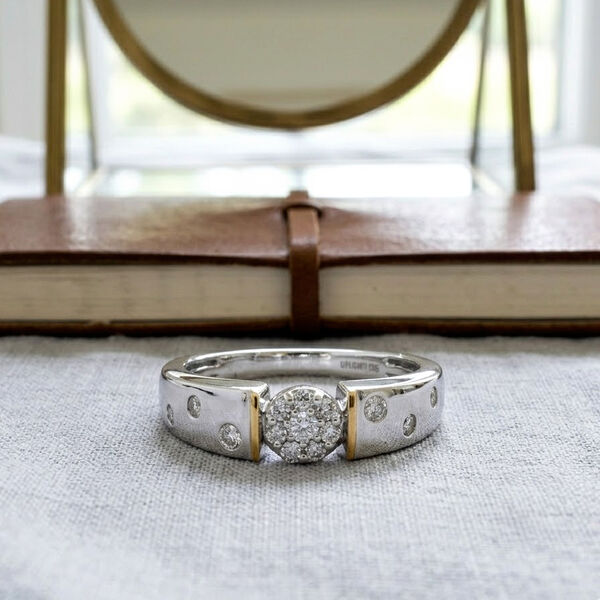 LUXURIANT SI-GH Labor Diamant SI-GH Ring, 925 Silber rhodiniert - 0,25 ct. image number 1