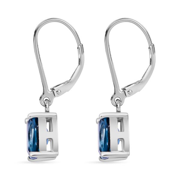 AAA London Blau Topas Ohrringe - 1,99 ct. image number 3