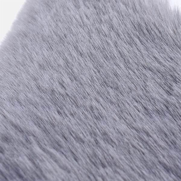 Superweicher Kunstfell Schal, 65x18 cm, Grau image number 3