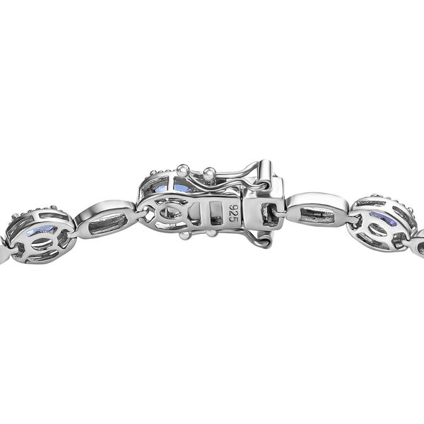 Tansanit 18cm Armband - 3,13 ct. image number 4