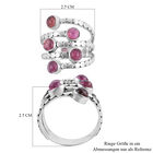 Royal Bali Kollektion - rosa Turmalin-Ring, 925 Silber (Größe 19.00) ca. 3,07 ct image number 5