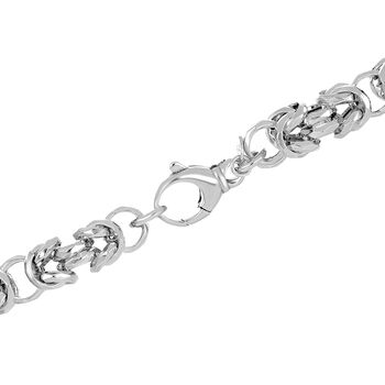 Italienische handgefertigte K&ouml;nigskette, 925 Silber, 56 cm