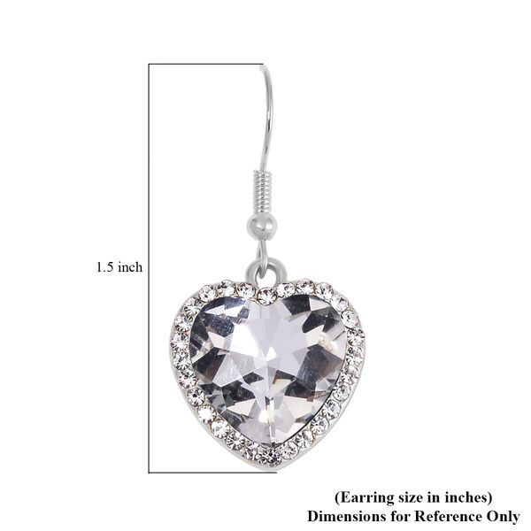 J Francis gefertigt mit SWAROVSKI- Wei&szlig;es Swarovski Kristall Schmuckset image number 7