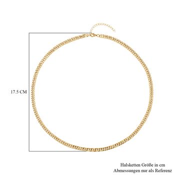 Doppel-Panzerkette, ca. 50 cm, ca. 26,00 g, goldfarben