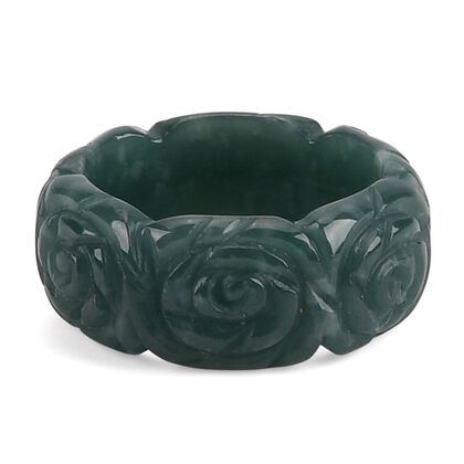 Nat&uuml;rlicher Olmek Jadeit Ring (Gr&ouml;&szlig;e 20.00) ca. 35.00 ct