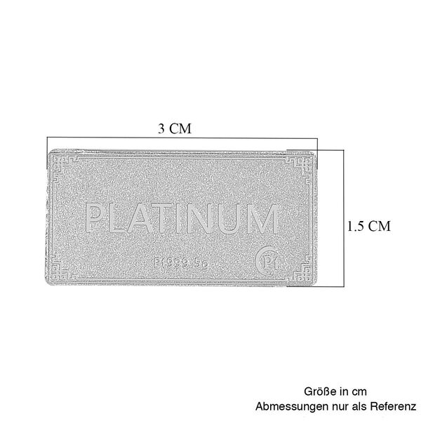 999 Platin Barren, ca. 5,00g image number 5