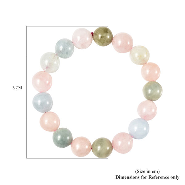 Mehrfarbiges Beryll flexibel Armband ca. 18-19 cm lange 216.50 ct image number 4