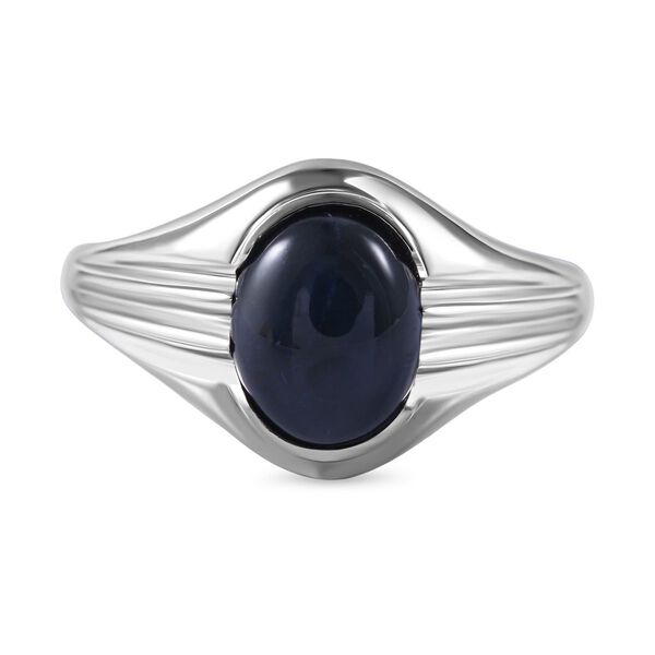 Diffundierter Stern blauer Saphir-Ring - 5,70 ct. image number 0