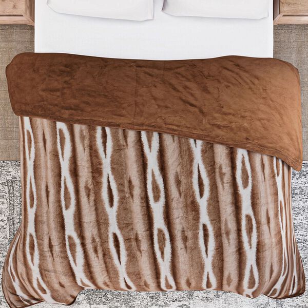 Kuschelige Winterdecke,  2,0 x 2,3 m, Coffee image number 4