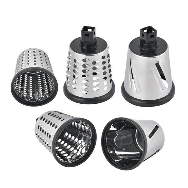 HOMESMART Obst- und Gem&uuml;seschneider mit 3 Klingen, 18x14x28cm, Schwarz image number 9