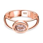 AA Maroppino Morganit Ring 925 Silber 750 Roségold Vermeil (Größe 20.00) ca. 0.53 ct