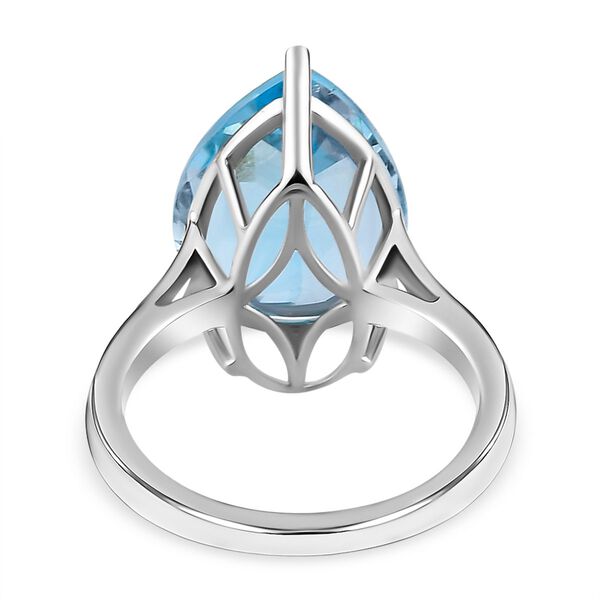 Himmelblauer Topas-Ring - 9,75 ct. image number 6