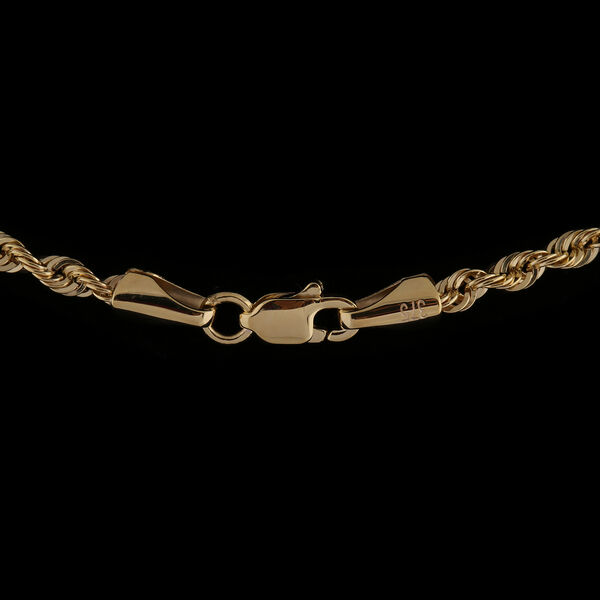 Italienische Kordelkette ca. 91 CM 375 Gelbgold ca. 4,65g image number 2