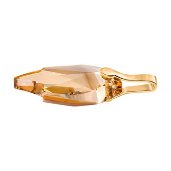 J Francis gefertigt mit SWAROVSKI- Goldener Schatten Swarovski Kristall Anh&auml;nger