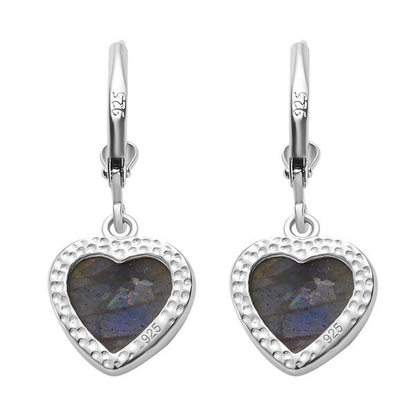 AAA Labradorit Ohrringe 925 Silber rhodiniert ca. 11.04 ct image number 6