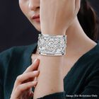 Royal Bali Kollektion- Geprägter Armreif in Silber, 9cm image number 2