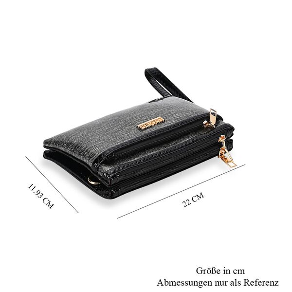 Stylische Sling Crossbody Tasche, Silber image number 10