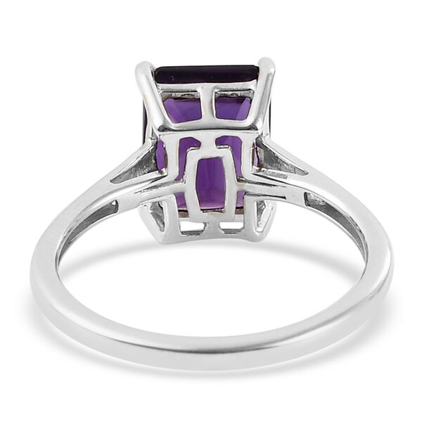Afrikanischer Amethyst Solit&auml;r-Ring, 925 Silber platiniert  ca. 2,40 ct image number 6