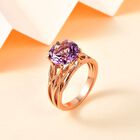 AA Rosa Amethyst Ring, Messing, (Größe 18.00) ca. 3.52 ct image number 1
