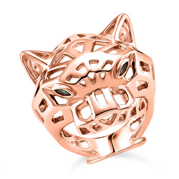 Gr&uuml;ner Zirkonia Ring Nickelfreies Messing (Gr&ouml;&szlig;e 20.75)