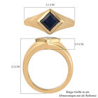 Masoala Saphir Solitär Ring, 925 Silber vergoldet, 1,81 ct. image number 6
