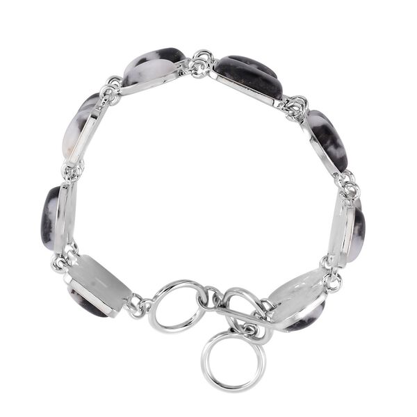 Zebra Jaspis Armband ca. 18 cm ca. 125.00 ct image number 5