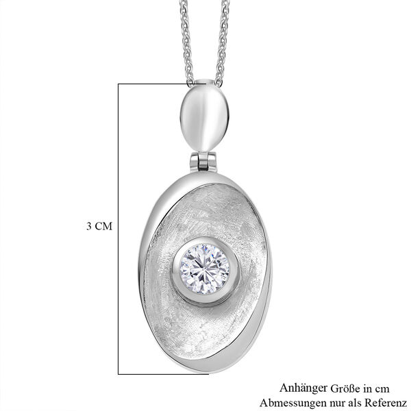 D'Joy Moissanit Schmuckset ca. 50 cm 925 Silber platiniert und 316L Edelstahl platiniert ca. 0.43 ct image number 7