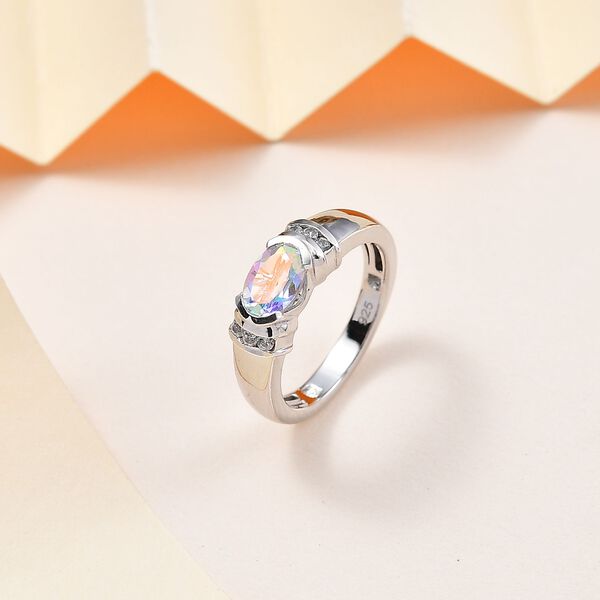 Merkur mystischer Topas und Zirkon Ring - 1,03 ct. image number 2