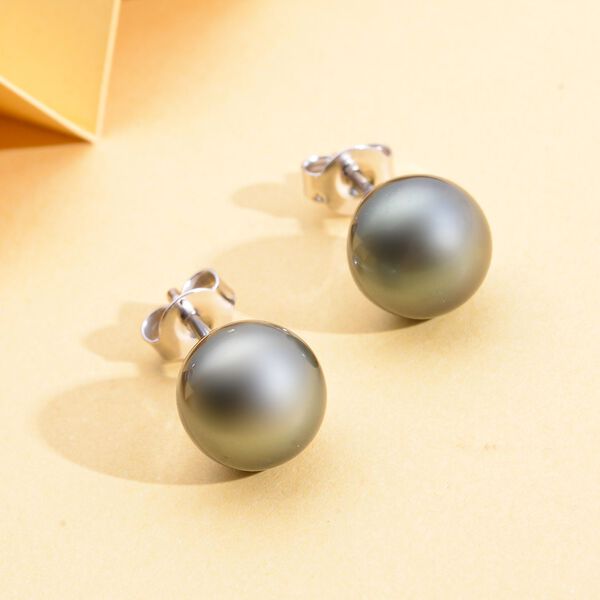 8-9 mm Tahiti-Zuchtperlen-Ohrstecker image number 3