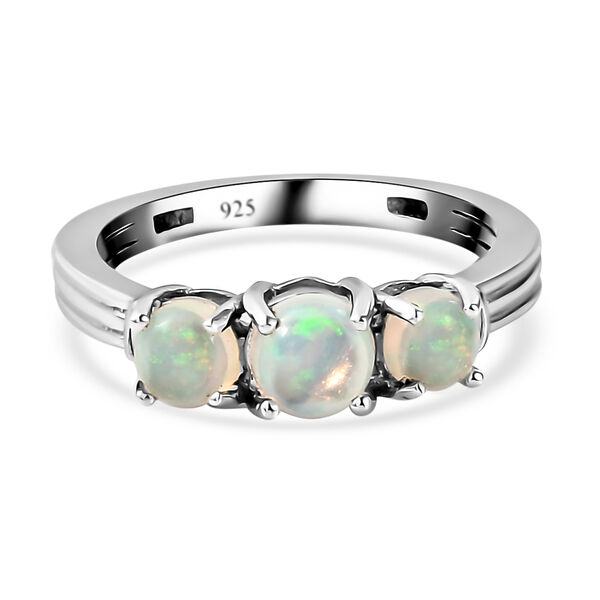Nat&uuml;rlicher, &auml;thiopischer Opal-Ring - 0,82 ct.