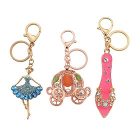 Harz, Wei&szlig;er Kristall Schmuckset Legierung Gelb, Legierung Rose