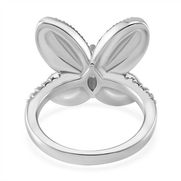 Grüner und weißer Zirkonia Ring image number 5