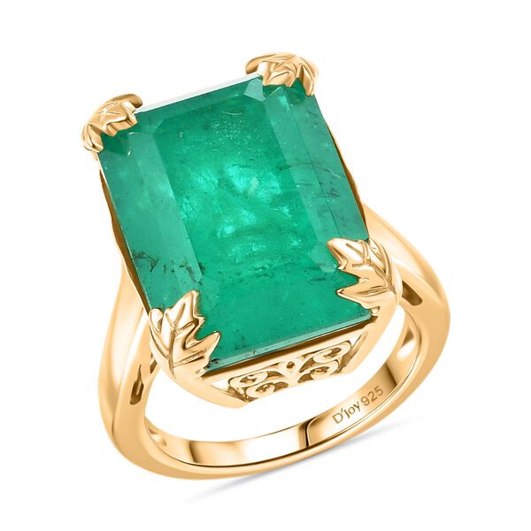 D'Joy Smaragd Triplett Quarz Ring - 18,56 ct. image number 3