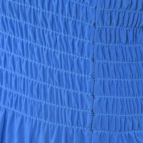 Gesmoktes Neckholder-Kleid, One Size, Himmelblau image number 4