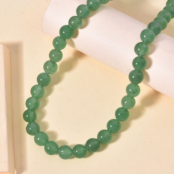 Grüne Quarz-Halskette, 50 cm - 191 ct. image number 2