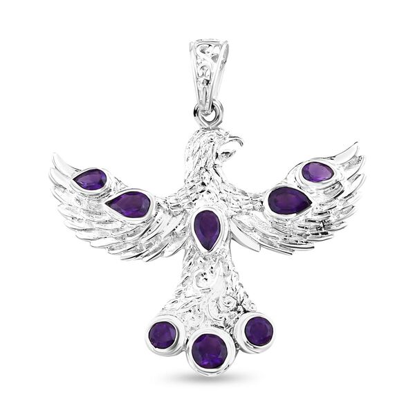 Royal Bali - Afrikanischer Amethyst Anh&auml;nger, 925 Silber ca. 2.51 ct