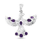 Royal Bali - Afrikanischer Amethyst Anhänger, 925 Silber ca. 2.51 ct