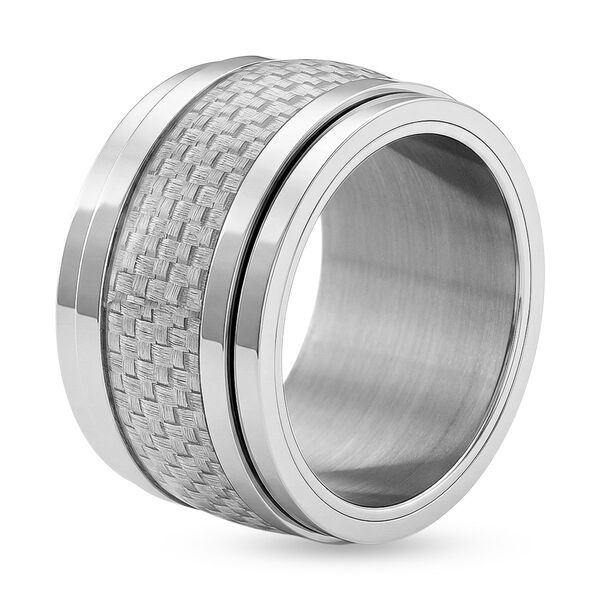 316L Edelstahl Ring (Gr&ouml;&szlig;e 17.50) ca. 13,00g image number 4