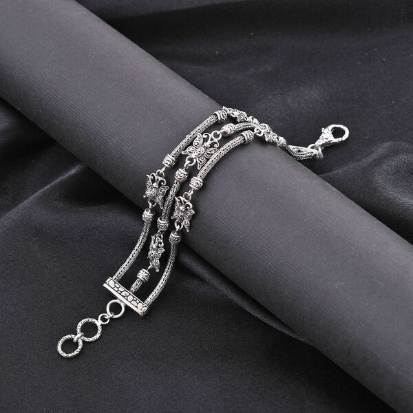 925 Silber Armband ca. 19 cm ca. 32,72g image number 1